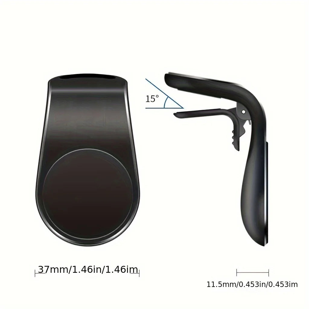 1PC Magnet phone holder car air outlet L holder navigation magnetic suction