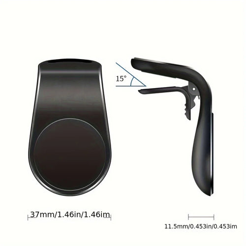1PC Magnet phone holder car air outlet L holder navigation magnetic suction