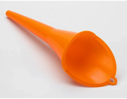 Car Long Stem Funnel Gasoline Oil Fuel Filling Tool Anti-splash Plastic Funnel Motorcycle Refueling Tools Auto Accessories