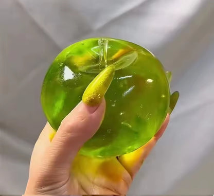 Green Apple Slushie Squishy 8cm Crunchy Moldable Non-Rebound Sensory Fidget Toy