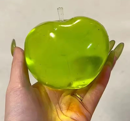 Green Apple Slushie Squishy 8cm Crunchy Moldable Non-Rebound Sensory Fidget Toy